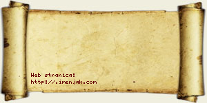 Olga Roglić vizit kartica